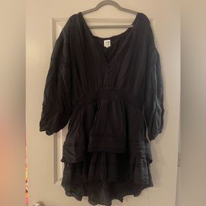 Aerie Rock N Ruffle Dress